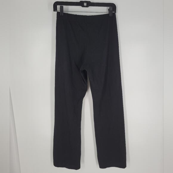 St John Sport Black Elastic Waist Straight Leg Pants S - Picture 5 of 8